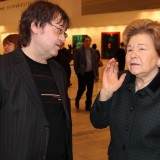Художник Ильяс Айдаров и супруга первого президента России Наина Ельцина